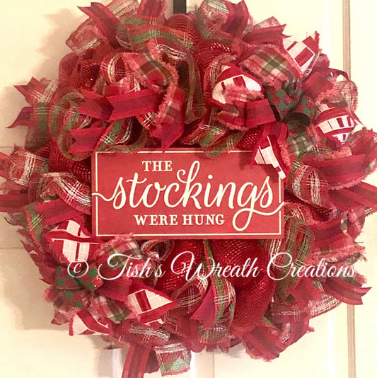 The Stockings Were Hung Wreath
